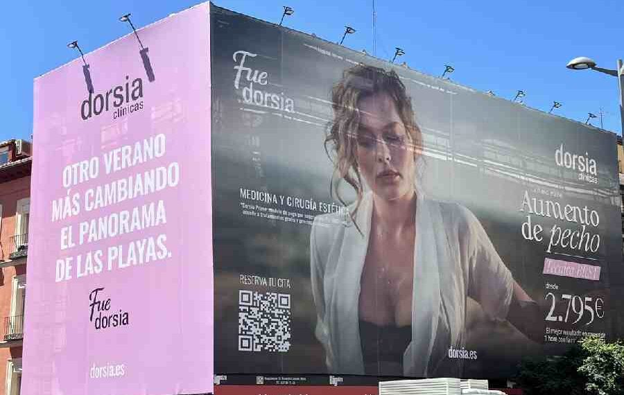 Dorsia retira polémica lona sexista: ¿Fin a la cosificación en publicidad?