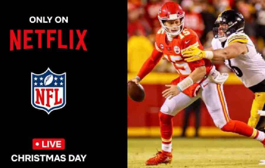¡Netflix toma la delantera! Transmitirá partidos del Día de Navidad de la NFL