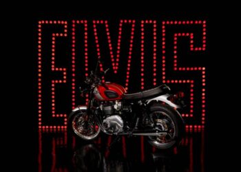 Triumph Bonneville T120 celebra la pasión de Elvis Presley por las dos ruedas
