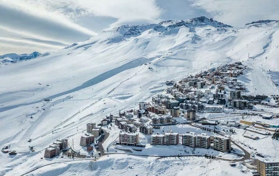 nieve y centros de esquí