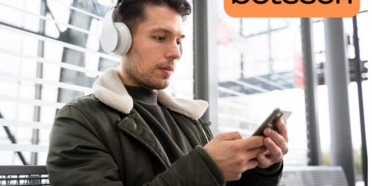 Betsson hombre apostando en un smartphone