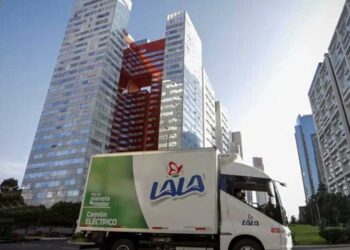Camión del Grupo Lala