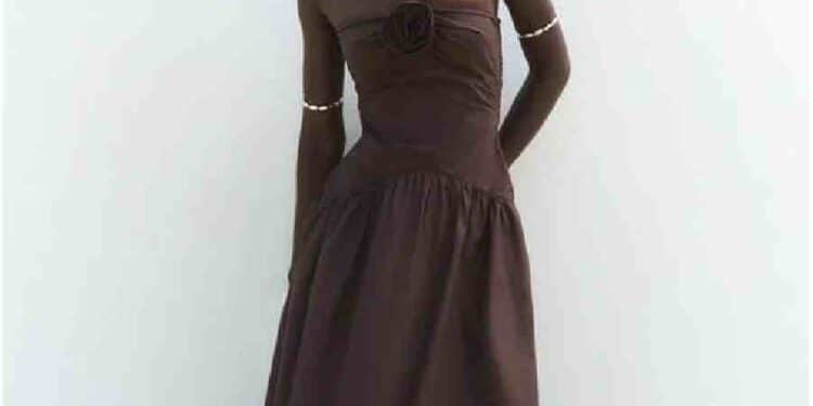 El Vestido Marrón que Arrasa en Zara