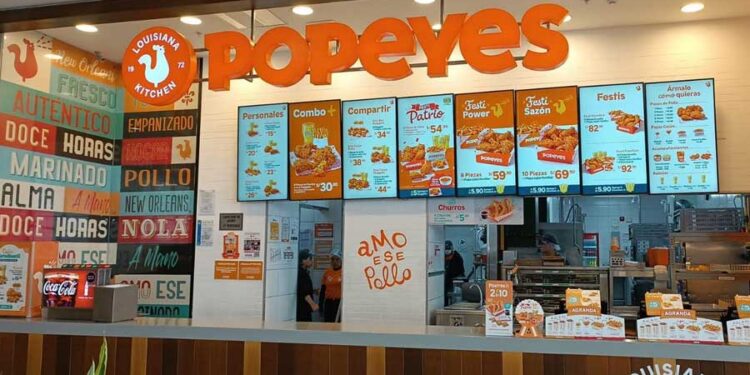 PS Popeyes restaurant