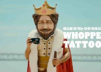Burger King Celebra 40 Años en Corea con Tatuajes