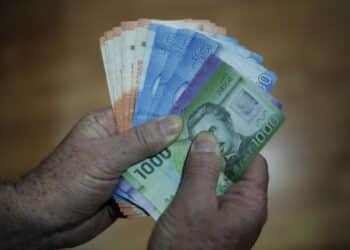 Peso chileno billetes efectivo