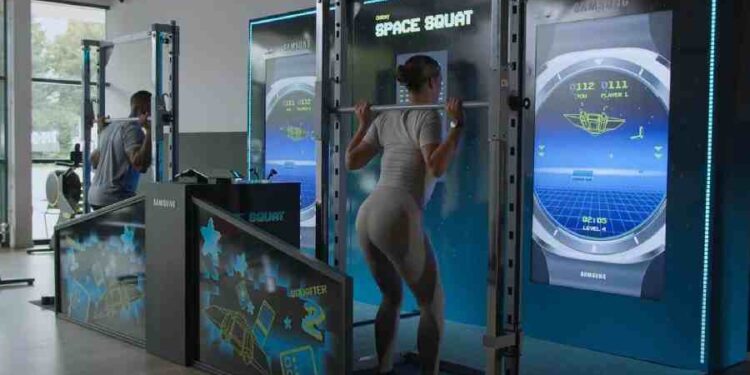 Samsung y Basic-Fit Transforman el Gimnasio en un Videojuego