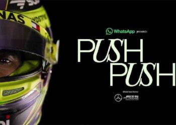 Hamilton inspira en "Push, Push"