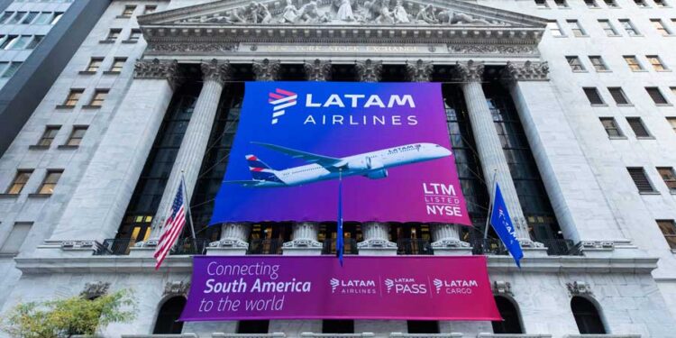 Latam Airlines Group en la Bolsa de New York