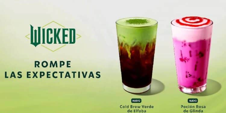 Starbucks celebra el estreno de Wicked con bebidas y colección exclusiva