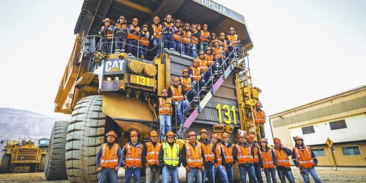 Trabajadores de Ferreyros Caterpillar
