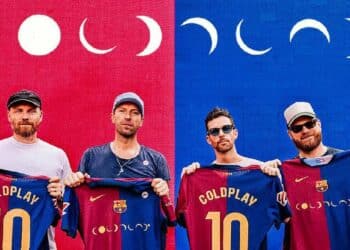 Nike estampa el nombre de coldplay en la camiseta del FC Barcelona