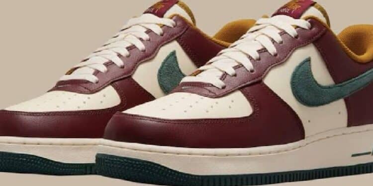 Las Nike Air Force 1 “Dark Team Red» son las zapatillas preppy definitivas