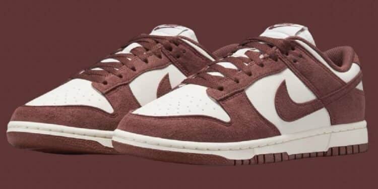 Las Nike Dunk Low “Red Sepia” se destacan como las zapatillas rojas más elegantes