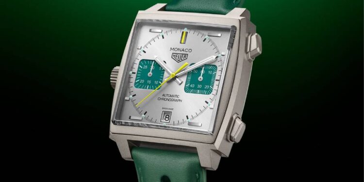 TAG Heuer lanza el nuevo Monaco Chronograph Racing Green, digno de un piloto como Max Verstappen