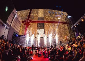 ripley fachada navidad