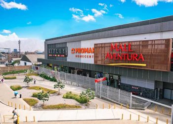 Mall Aventura San Juan de Lurigancho desde un dron
