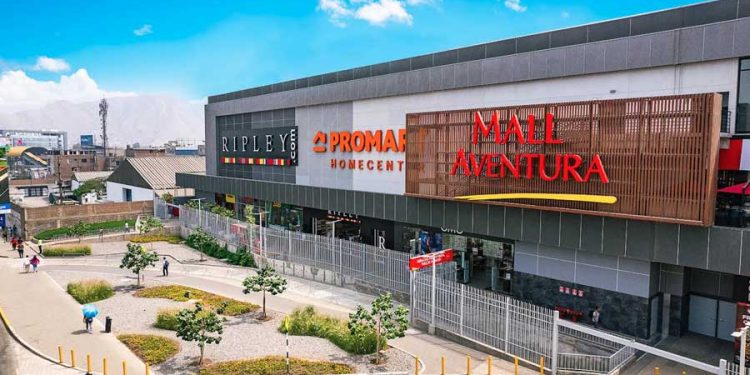 Mall Aventura San Juan de Lurigancho desde un dron
