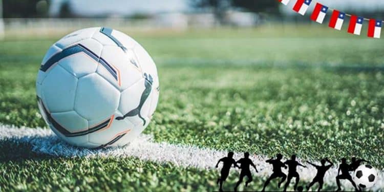 balón de fútbol Puma en campo
