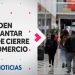 cierre del comercio