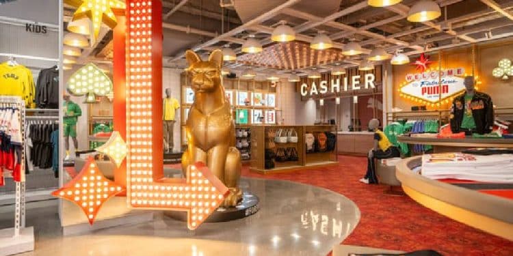 Primer vistazo: Puma presenta su gigantesco buque insignia en un nuevo desarrollo en Las Vegas