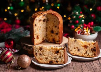 Panettone en navidad