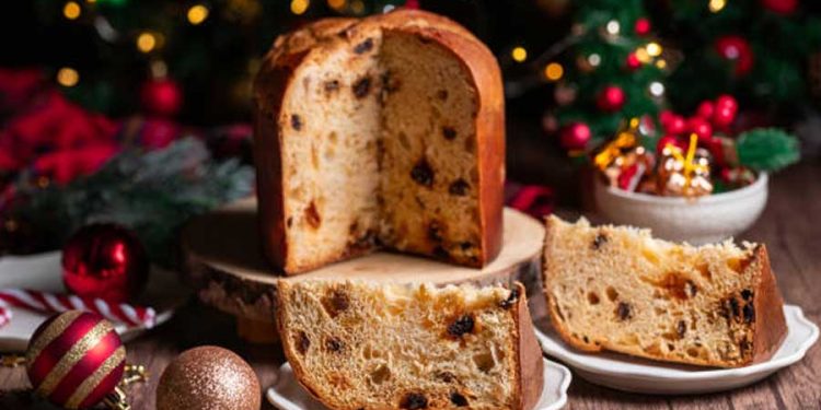 Panettone en navidad