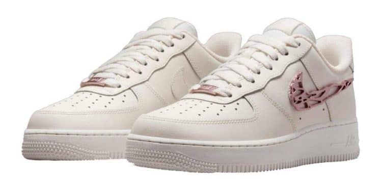 Estas Nike Air Force 1 blancas serán la joya de tu colección gracias a su espectacular Swoosh