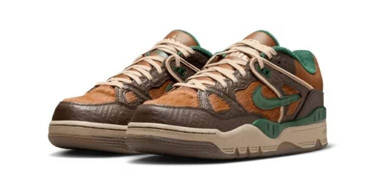 Las Nike Air Force 3 de Nigo Baroque Brown son la versión sobria (y peluda) de las zapatillas más importanters de 2024