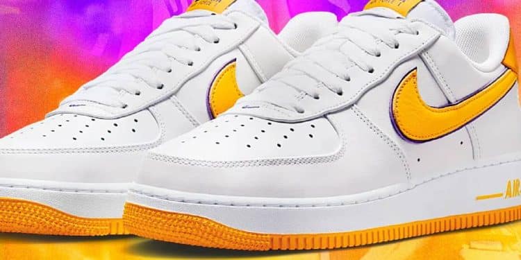 Las Nike Air Force 1 Low de Kobe Bryant un must-have para los Lakers
