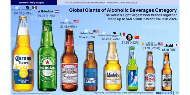 Cerveza en auge: $48 mil millones en 2024