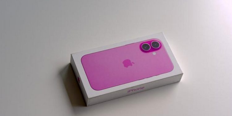 Smartphone Iphone rosado Apple