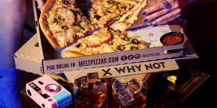 melt pizzas