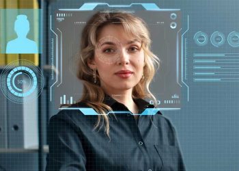 mujer biometría tecnología