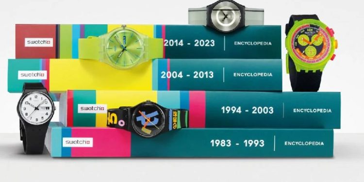 Swatch nos sorprende con una enciclopedia de lujo con más de 8.000 relojes
