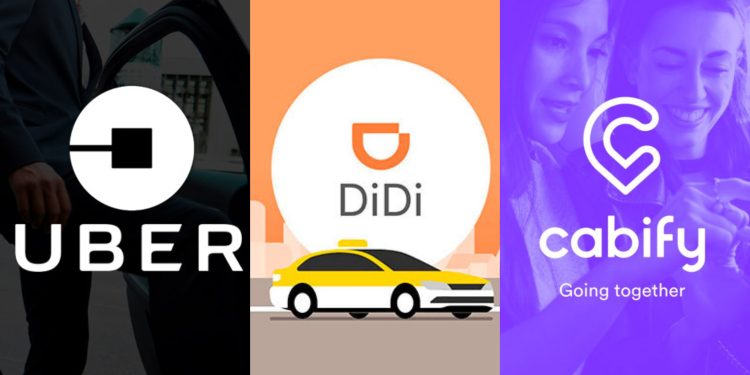 transporte uber didi cabify