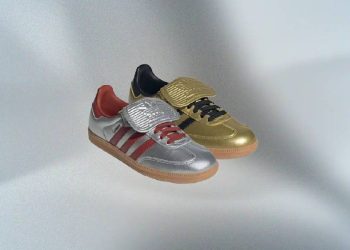 Adidas Samba LT Metallic Pack, tenis brillantes para fans del futbol