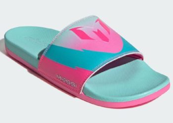 Adidas y Messi celebran el lanzamiento de las nuevas adilette comfort «miami»