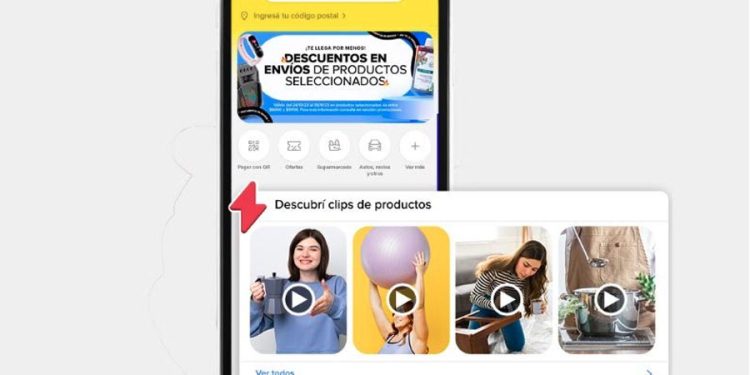 Mercado Libre clips plataforma de videos cortos
