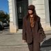 Vicky Martín Berrocal: elegancia en burdeos para este invierno