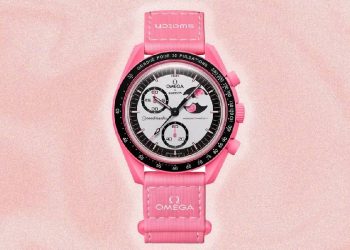 Omega x Swatch MoonSwatch Mission to The Pink Moonphase un reloj muy atrevido
