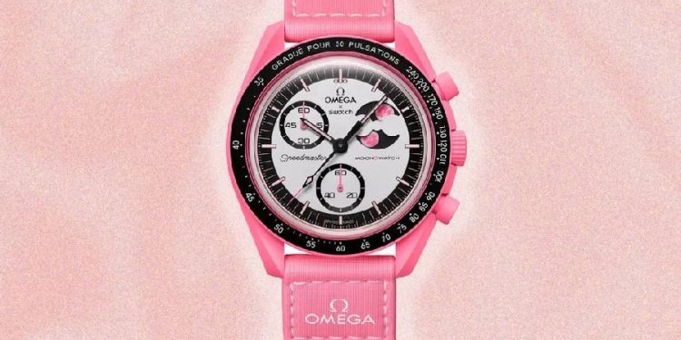 Omega x Swatch MoonSwatch Mission to The Pink Moonphase un reloj muy atrevido