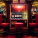 tragamonedas en una sala de casino