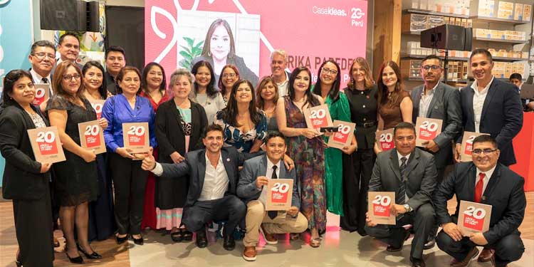 Casaideas celebra 20 años en Perú con sus colaboradores