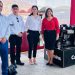 Cummins Perú equipo junto a motor para transportes GNV