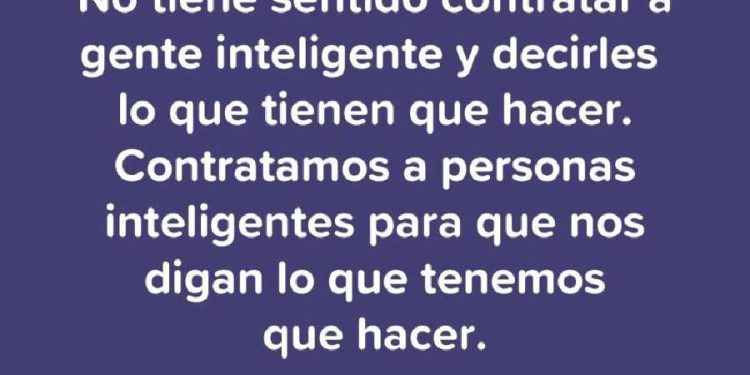 Potencializando el talento: La importancia de dejar pensar