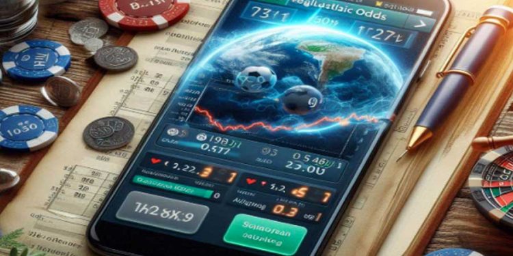 apuestas deportivas en línea en aplicación móvil