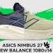 ¿Qué zapatilla es más cómoda? Análisis entre Asics Nimbus 27 y New Balance 1080 v14