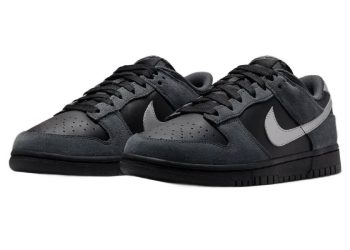 Nike Dunk Low “Black Metallic Silver”: Elegancia oscura para la nueva temporada