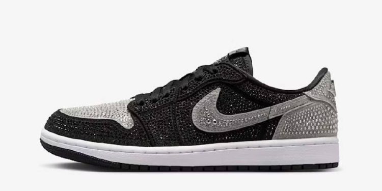Las Air Jordan 1 Low OG con cristales Swarovski representa una fusión perfecta